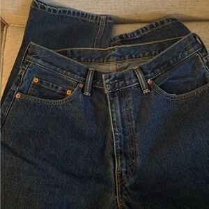 Levi's Dark Blue Relaxed Fit Jeans 34W 30L NWOT Mens